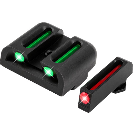Truglo Fiber Optic Pistol Sight Set - Glock High
