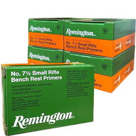 7 1/2 Bench Rest Small Rifle Primer 5000 Count Case