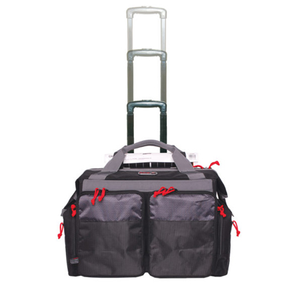 Rolling Range Bag With Telescoping Handle Black