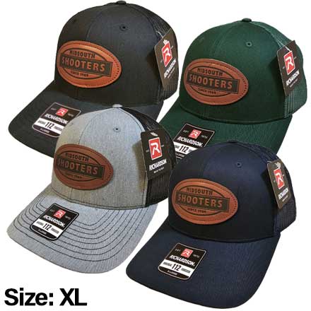 Richardson 112 XL Trucker Caps With Leather Midsouth Logo