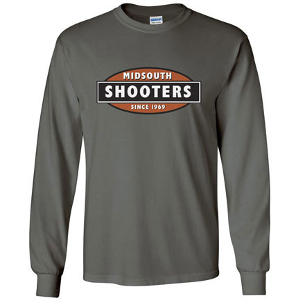 Midsouth Heavy Cotton Long Sleeve T-Shirts With Midsouth Logo