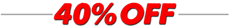 40 Percent Off Special Order Items