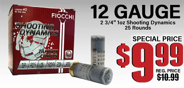 Shop Fiocchi 12 Gauge Ammo
