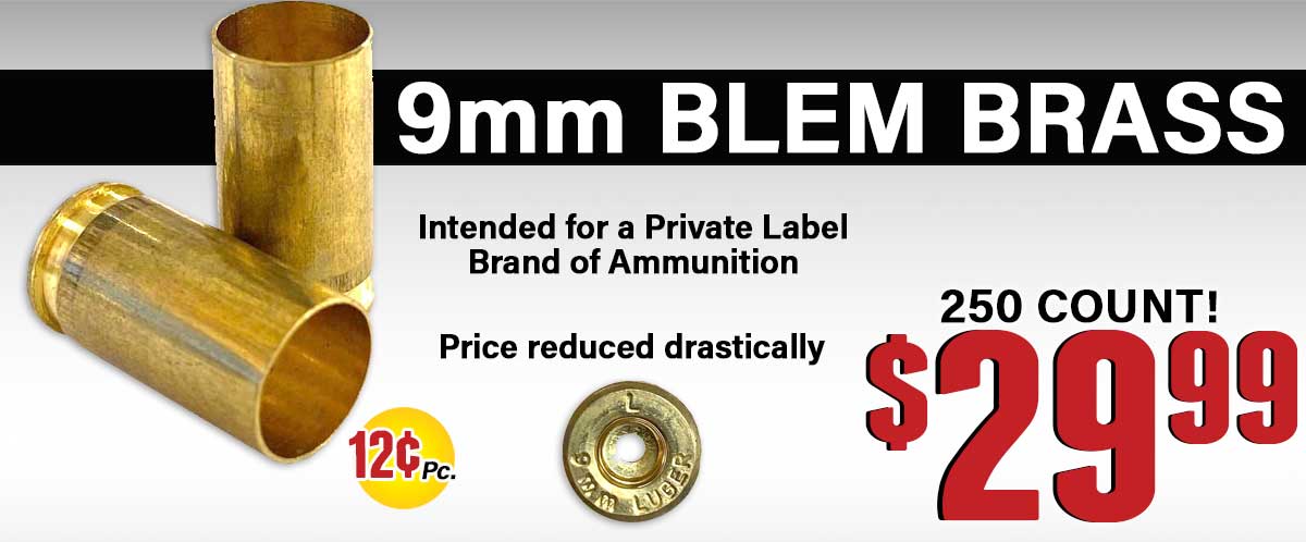 Shop 9mm BLEM Brass