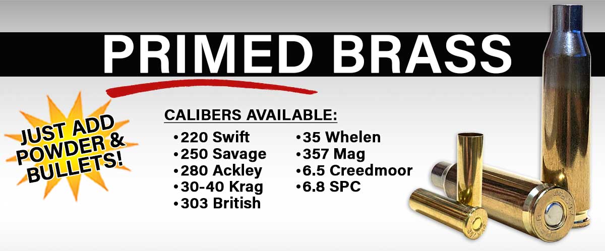 Shop Primed Brass at Midsouth Shooters Supply