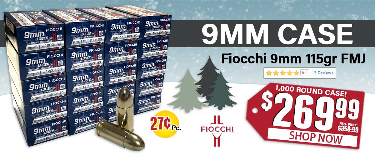 Shop Fiocchi 9mm ammo