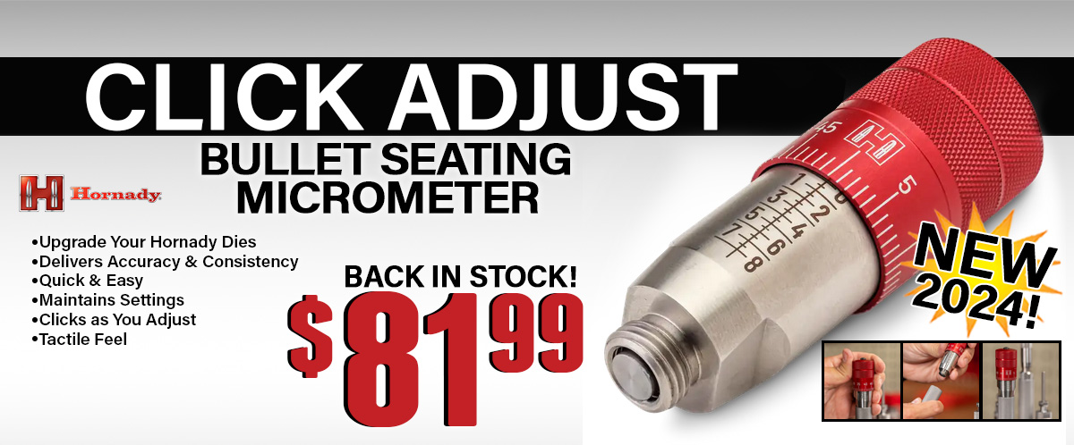 Shop Hornady Click Adjust Bullet Seating Micrometer