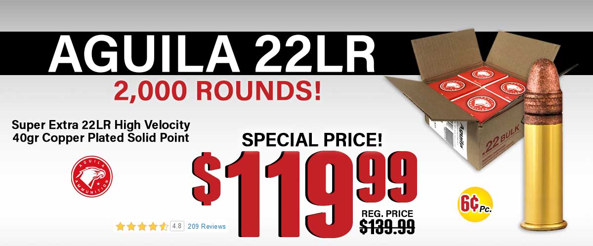Shop Aguila 22LR 2000 Round Case
