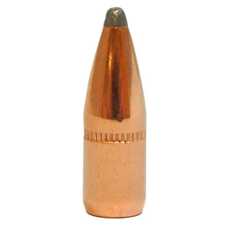 22 Caliber .224 Diameter 55 Grain Spire Point Bevel Base With Cannelure 100 Count