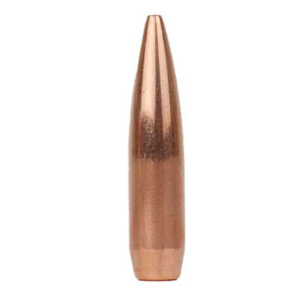 6.5mm .264 Diameter 123 Grain Boat Tail Hollow Point Match 100 Count