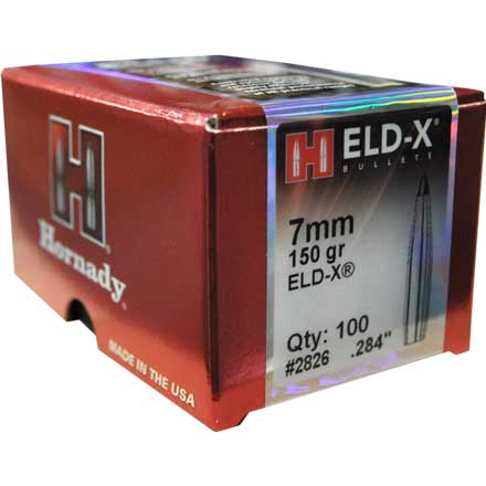 7mm .284 Diameter 150 Grain ELD-X 100 Count