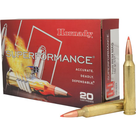 7mm Remington Mag 162 Grain (SST) Super Shock Tipped 20 Rounds