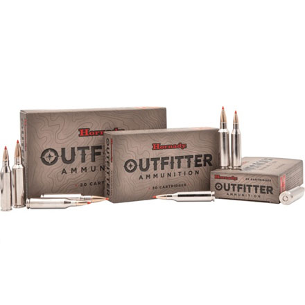 Hornady Outfitter 257 Weatherby Magnum 90 Grain CX 20 Rounds