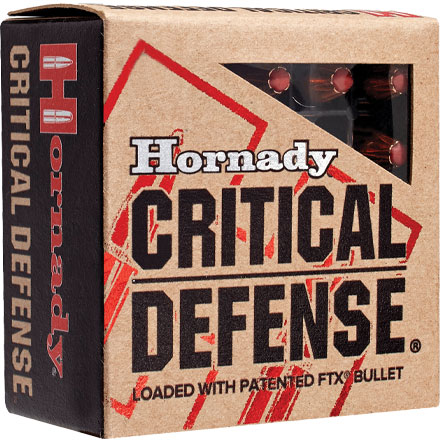 Hornady 30 Super Carry 100 Grain FTX Critical Defense 20 Rounds