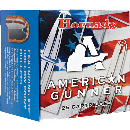 Hornady American Gunner 380 Auto 90 Grain XTP 25 Rounds