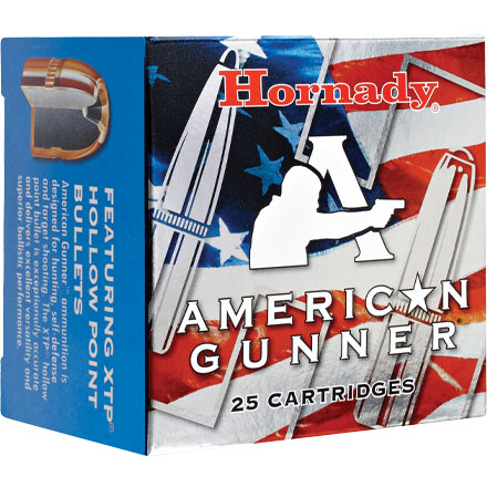 Hornady American Gunner 9mm Luger 115 Grain XTP 25 Rounds