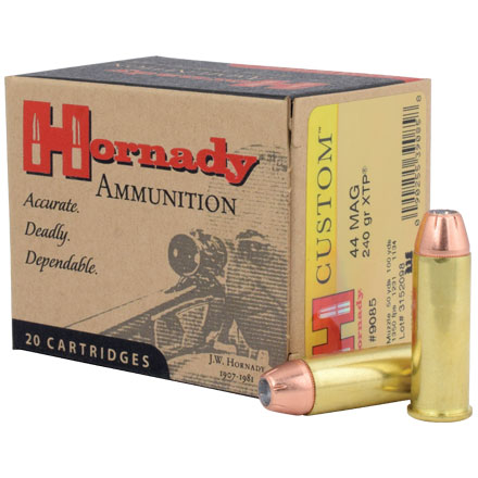 44 Mag 240 Grain XTP Jacketed Hollow Point 20 Rounds