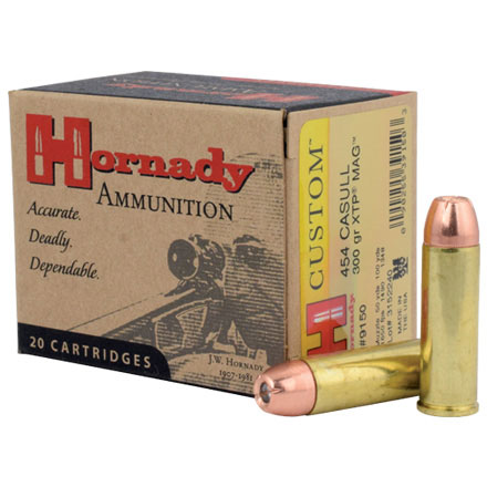 454 Casull 300 Grain XTP Jacketed Hollow Point Mag 20 Rounds