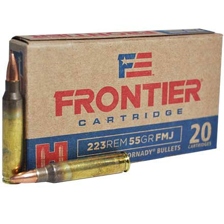 Hornady Frontier 223 Remington 55 Grain Full Metal Jacket  20 Rounds