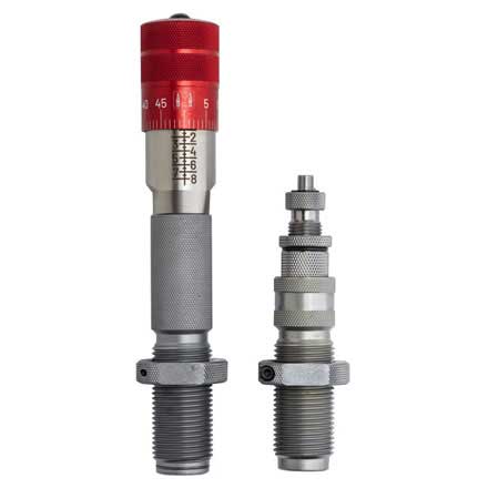25 Creedmoor Premium Match Grade 2 Die Set with Click-Adjust Seating Micrometer