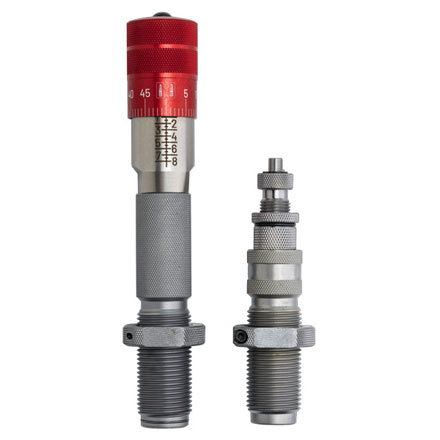 7mm Remington Magnum Premium Match Grade 2 Die Set with Click-Adjust Seating Micrometer