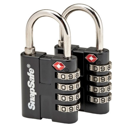 Snapsafe TSA Padlock 2 Pack