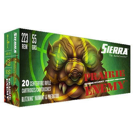 Sierra Prarie Enemy 223 Remington 55 Grain BlitzKing 20 Rounds