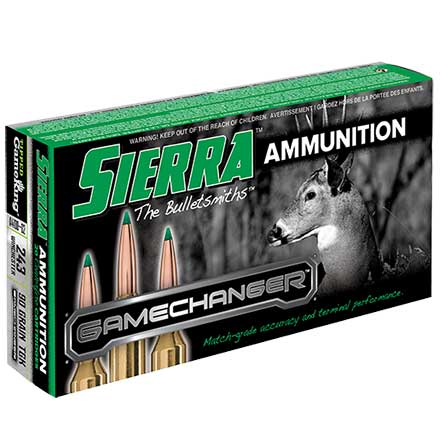Sierra Game Changer 243 Winchester 90 Grain Tipped GameKing 20 Rounds