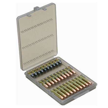 22 Mag/22CB/22 Long Rifle 30 Round Ammo Wallet Clear Smoke