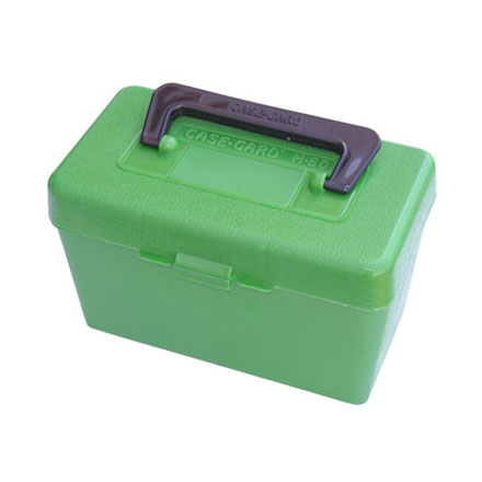 Handled 50 Round Ammo Box 17 /222 /222 Mag /223 Green