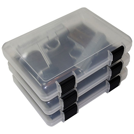 In-Safe Small Hangun Clear Storage Case 3 Pack