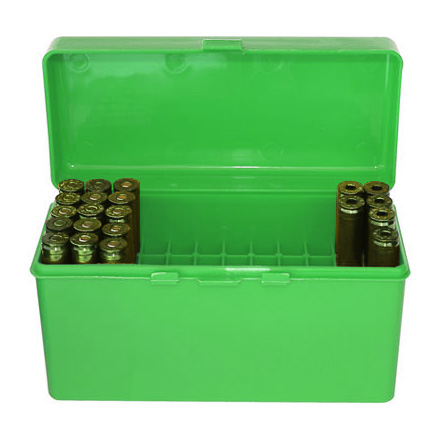 Flip Top 60 Round Ammo Box 270, 30-06, 25-06 Green