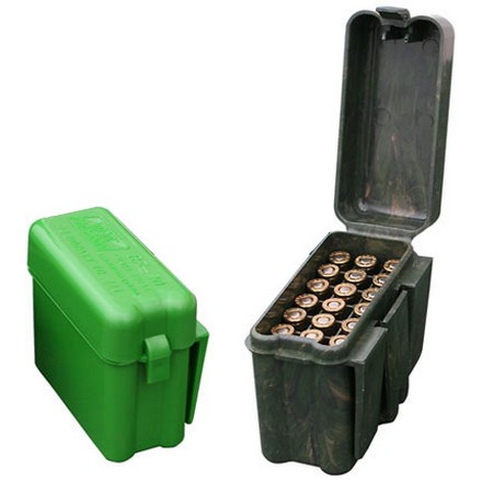Flip-Top 20 Round Belt & Pocket Small Rifle Ammo Box .222/.222 Mag