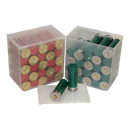 Compact  25 Rd. Clear Shotshell Box 4 Pack