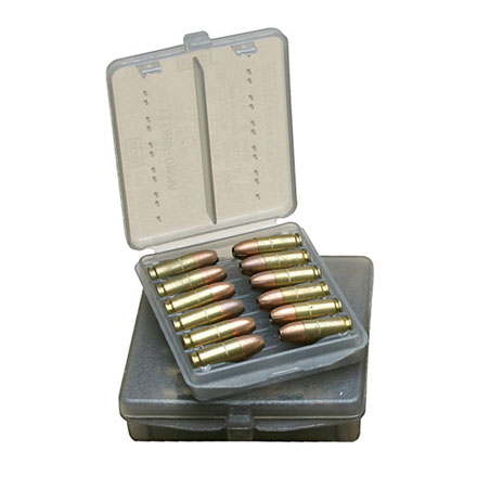 18 Round Ammo Wallet 9mm/380 Clear Smoke