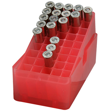 Slip Top 50  Red Ammo Box 38 /357 Mag /357 Max /38 ACP /38 Super