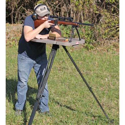 High-Low Shooting Table Dark Earth