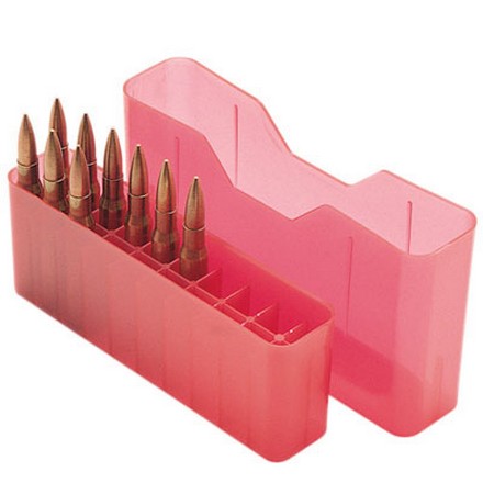 Slip Top 20 Round Ammo Box 17 /222 /222 Mag /204 /223 Red