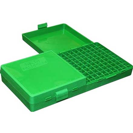 40, 10mm, 45 ACP, 40 S&W, 357 Sig Flip Top 200 Round Ammo Box Green