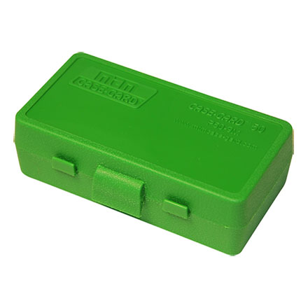 Flip Top 50 Round Ammo Box 32 ACP /32 Long Colt /25 ACP Green