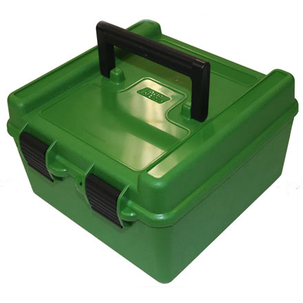 Bomgaars : MTM CASE-GARD Ammo Box 100 Round Flip-Top 223 204 Ruger 6x47,  Green : Ammunition Boxes