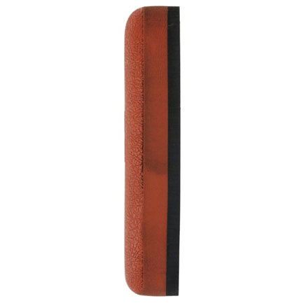 D752B DECEL OLD ENGLISH PAD SKEET BLACK BASE MEDIUM 1" RED LEATHER