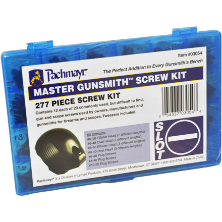 Master Gunsmith 277 Piece Screw Kit