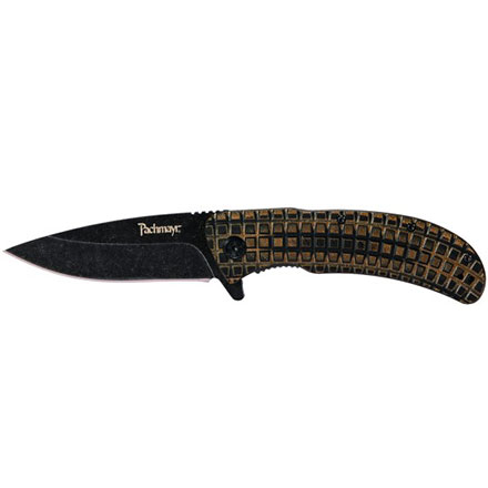 Pachmayr Grappler Folding Knife 3.4" Droppoint Blade Green/Black