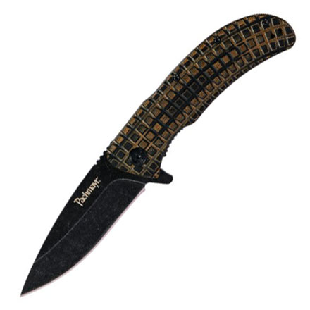 Pachmayr Grappler Folding Knife 3.4" Droppoint Blade Green/Black