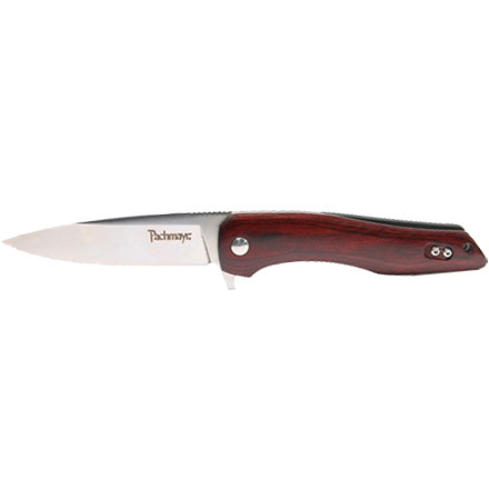 Pachmayr Griffin Folding Knife 3.45" Droppoint Blade Renegade Wood Handle