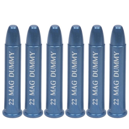 A-Zoom 22 Win Mag Action Proving Rimfire Dummy Rounds (6 Pack)