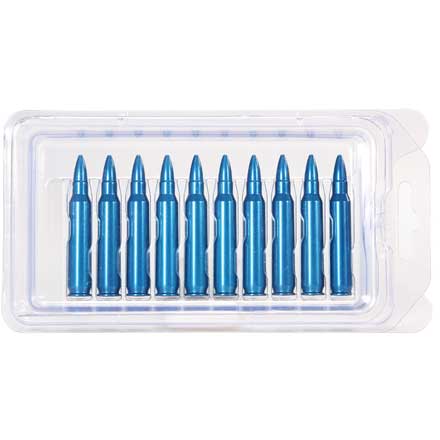 223 Remington Package of 10 Rifle Metal Snap Caps Blue A-ZOOM 