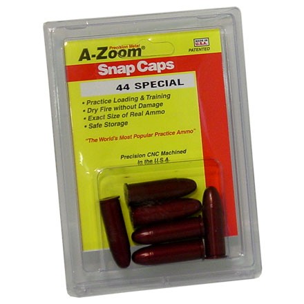 A-Zoom 44 Special Metal Snap Caps (6 Pack)