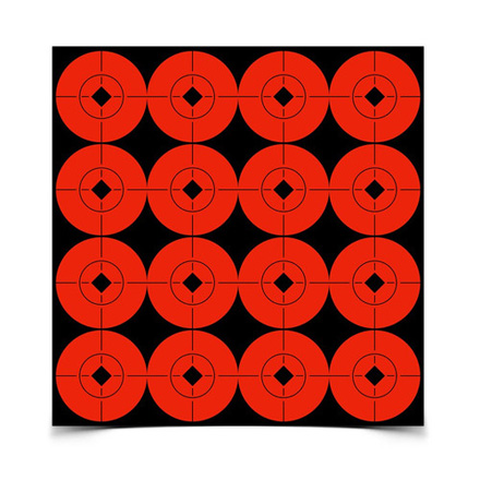 Target Spots 1.5" Radiant Orange Self Adhesive 160 Targets